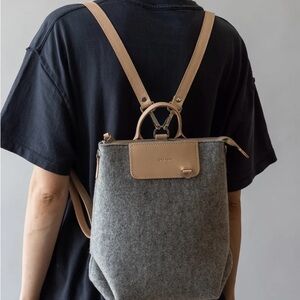 NWT graf lantz Bedford merino wool midi backpack/shoulder bag